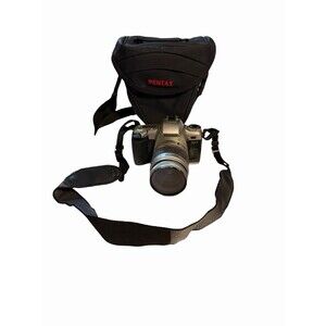 Vintage Pentax ZX-7 35mm Film Camera w/AF 28-80MM LENS -With Case!